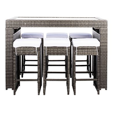 Safavieh Horus Dining Table & Stool 7-piece Set