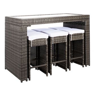 Safavieh Horus Dining Table & Stool 7 pc Set