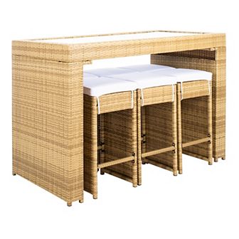 Safavieh Horus Dining Table & Stool 7 pc Set
