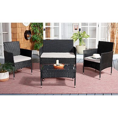 Safavieh Abdul Loveseat, Chair & Coffee Table 4-piece Set