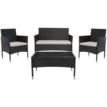 Safavieh Abdul Loveseat, Chair & Coffee Table 4 pc Set