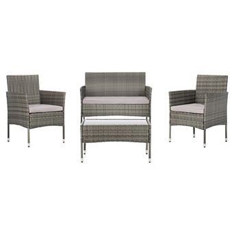 Safavieh Abdul Loveseat, Chair & Coffee Table 4 pc Set