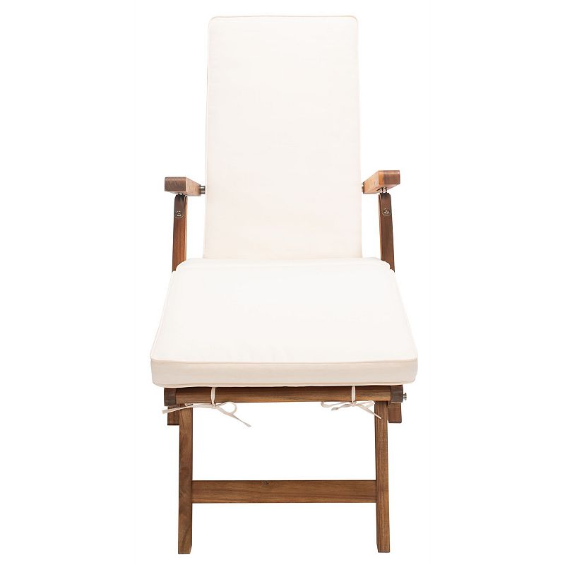72631554 Safavieh Palmdale Lounge Patio Chair, Beig/Green sku 72631554