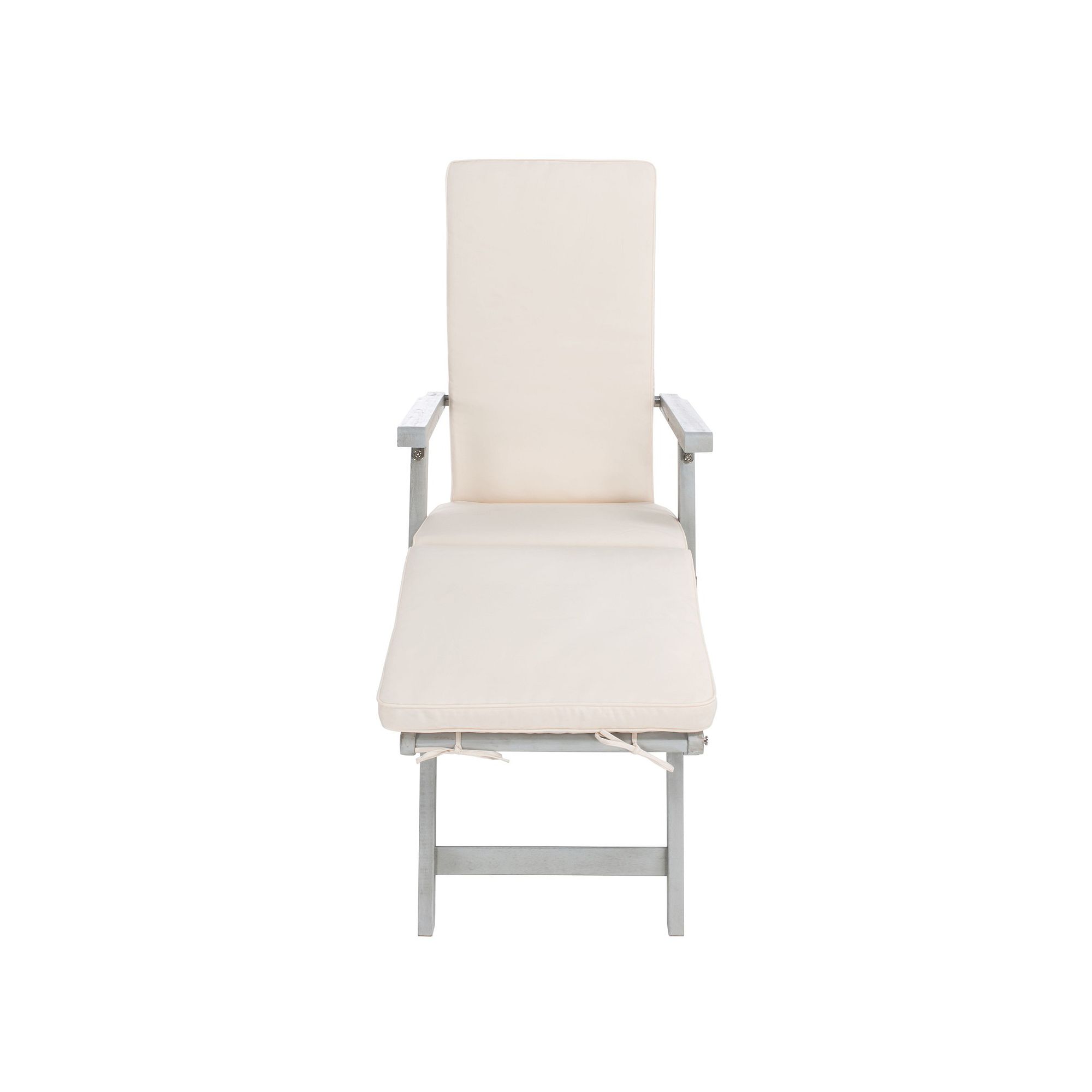 Safavieh Palmdale Lounge Patio Chair, Beige Gray