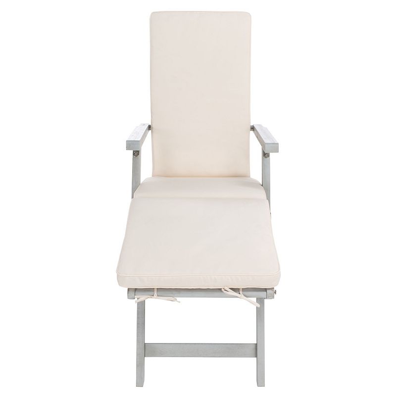 Safavieh Palmdale Lounge Patio Chair, Beige Gray