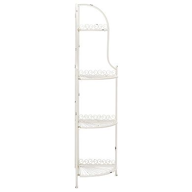 Safavieh Abarrane 4-Shelf Patio Corner Unit