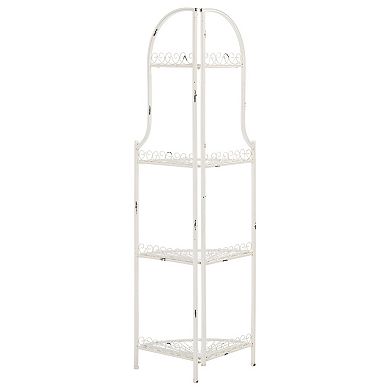 Safavieh Abarrane 4-Shelf Patio Corner Unit