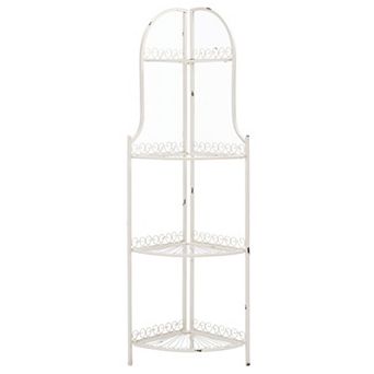 Safavieh Abarrane 4-Shelf Patio Corner Unit