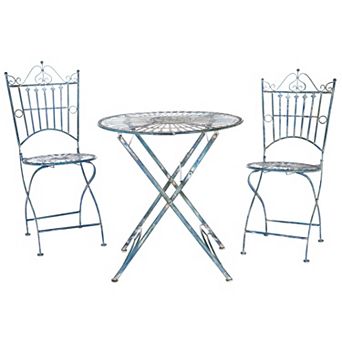 Safavieh Belen Bistro Patio Table & Chair 3 pc Set