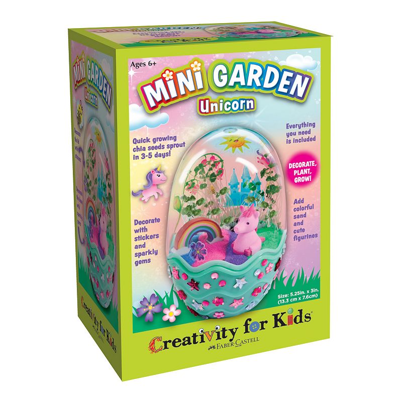 Creativity for Kids Mini Garden Unicorn- Child Craft Kit for Boys and Girls