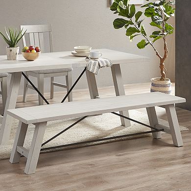 INK+IVY Sonoma Rustic Dining Bench