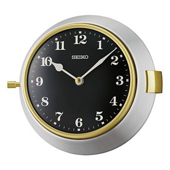 Seiko Nao Black Wall Clock