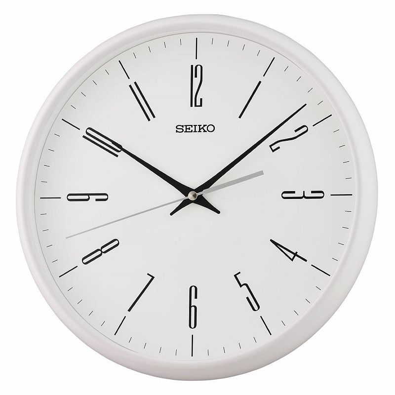 UPC 020963855967 product image for Seiko Yumi White Wall Clock, 12