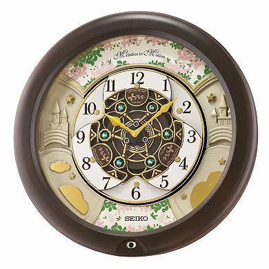 Seiko Cherry Blossom Melodies in Motion Wall Clock