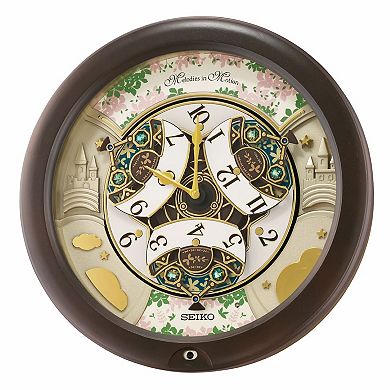 Seiko Cherry Blossom Melodies in Motion Wall Clock