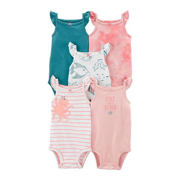 Baby Girl Carter's 5-Pack Tank Bodysuits