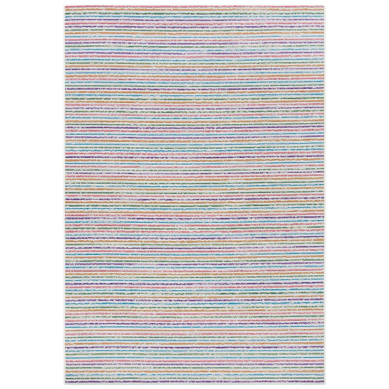 Safavieh Summer Amira Indoor Outdoor Rug, White, 7Ft Rnd