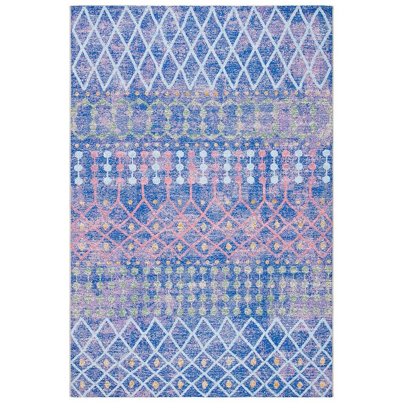 Safavieh Summer Joy Indoor Outdoor Rug, Blue, 6.5X9 Ft