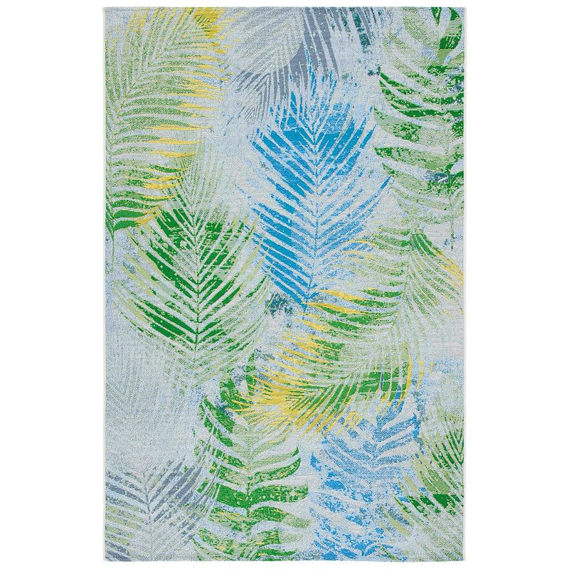 Safavieh Summer Amanda Indoor Outdoor Rug, Green, 6.5X9 Ft