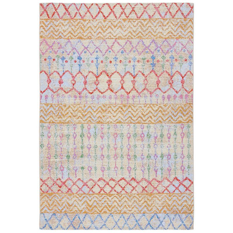 Safavieh Summer Alicia Indoor Outdoor Rug, Yellow, 8X10.5 Ft