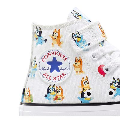 Converse Chuck Taylor All Star 1V Kids Lace-Up Print Sneakers