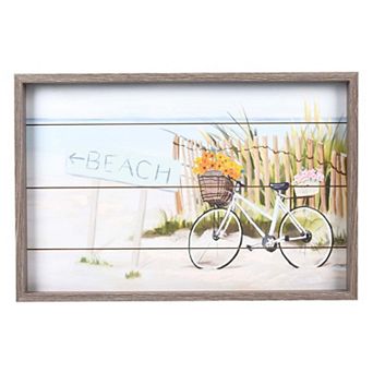 Prinz Beach Sign Framed Wall Art