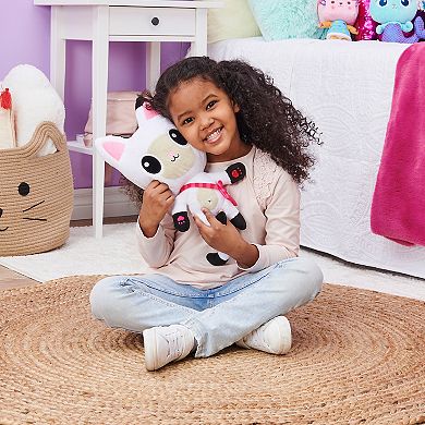 Spin Master DreamWorks Gabby's Dollhouse 13-inch Talking Pandy Paws Plush Toy with Lights and Sounds