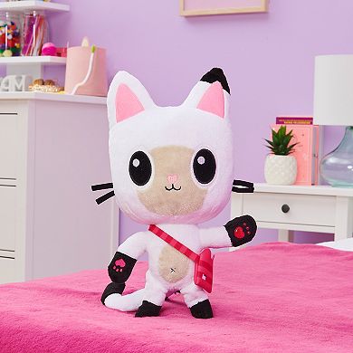 Spin Master DreamWorks Gabby's Dollhouse 13-inch Talking Pandy Paws Plush Toy with Lights and Sounds