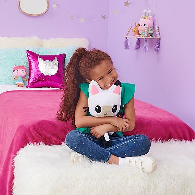 Spin Master DreamWorks Gabby's Dollhouse 13-inch Talking Pandy Paws Plush Toy with Lights and Sounds