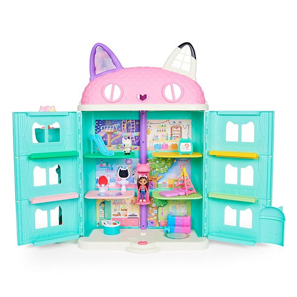 Spin Master DreamWorks Gabby's Dollhouse Purrfect Dollhouse with 2 Toy ...