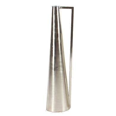 Stella & Eve Silver Finish Decorative Vase Floor Decor 2-piece Set