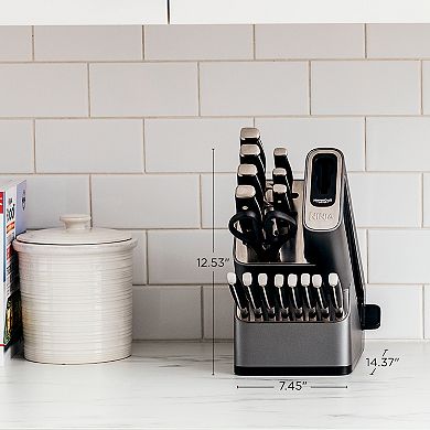 Ninja Foodi NeverDull Premium 17-pc. Knife Set with Built-in Sharpener