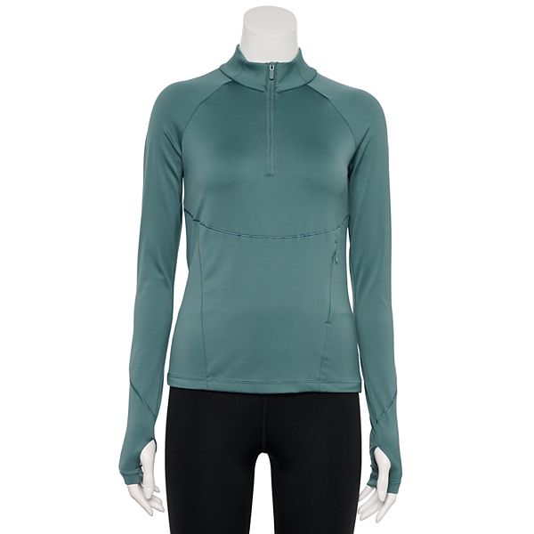 Women's FLX Ascent Quarter-Zip Mockneck Compression Top