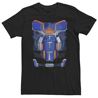 Big & Tall Marvel Black Widow Taskmaster Costume Tee