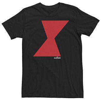 Big & Tall Marvel Black Widow Logo Tee