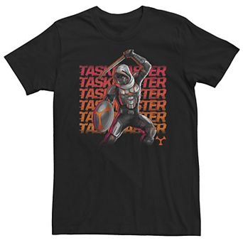 Big & Tall Marvel Black Widow Taskmaster Stack Tee