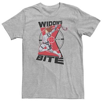 Big & Tall Marvel Black Widow Widow's Bite Logo Tee