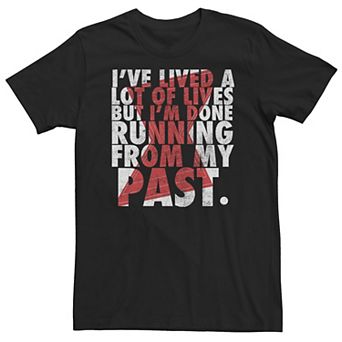 Big & Tall Marvel Black Widow I'm Done Running From My Past Tee