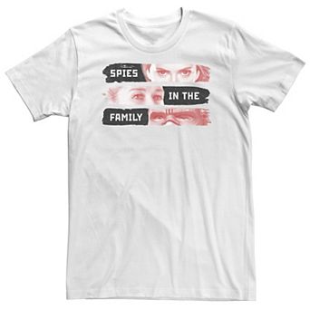 Big & Tall Marvel Black Widow Spies In The Family Tee