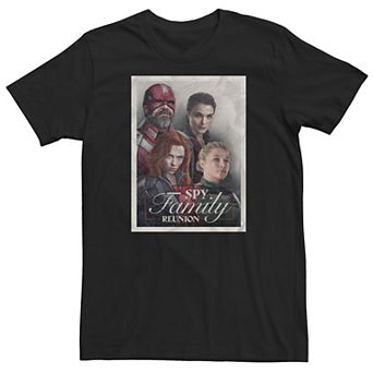 Big & Tall Marvel Black Widow Spy Family Reunion Tee