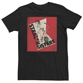 Big & Tall Marvel Black Widow Stealth Sisters Poster Tee