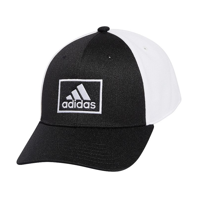 Mens adidas Golf 2 Stretch Fit Cap, Size: Large/XL, Black