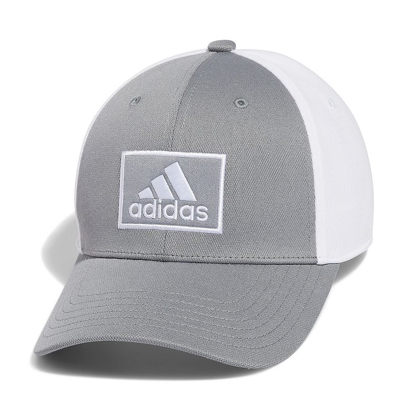 Mens adidas Golf 2 Stretch Fit Cap, Size: Large/XL, Med Grey