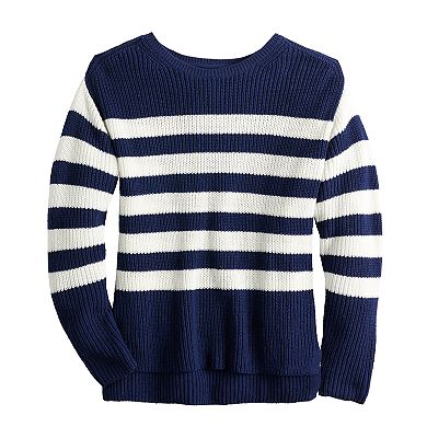 Women's Croft & Barrow® Shaker Stitch Pullover Sweater