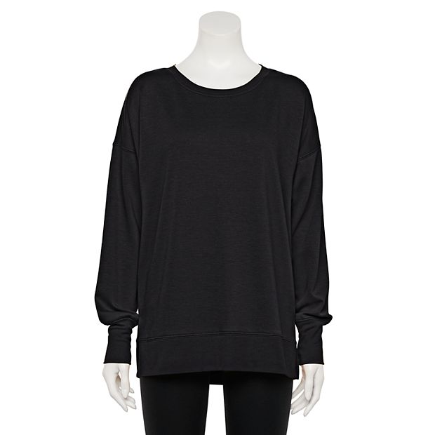 Kohls clearance black sweatshirt