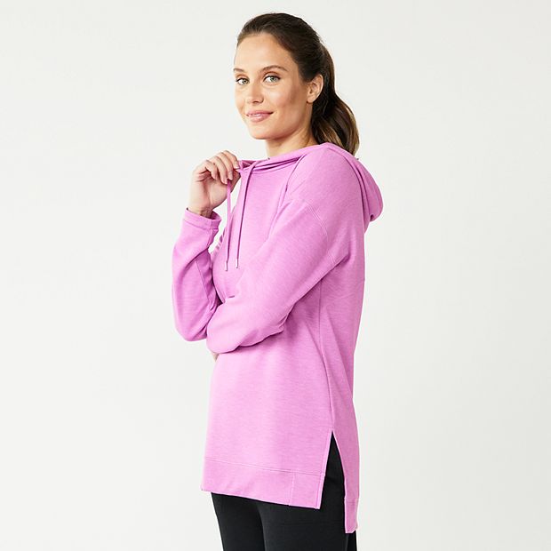 Women s Tek Gear Stretch Fleece Tunic Hoodie