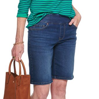 Women's Croft & Barrow® Pull-On Jean Shorts