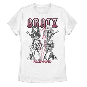 Juniors' Bratz Rock Angels Line Art Portrait Graphic Tee