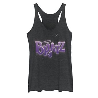 Juniors' Bratz Original Purple Logo Tank Top