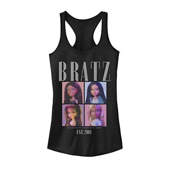 Juniors' Bratz EST. 2001 Portrait Panels Tank Top